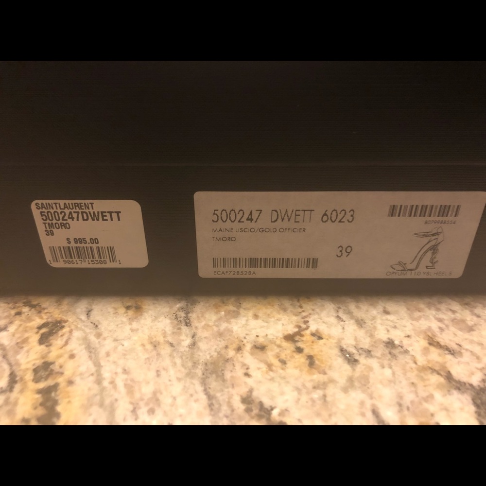 Saint Laurent Dark Brown Sandal - Picture 5 of 6